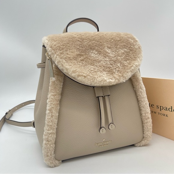 Kate Spade Leila Medium Flap Backpack - Picture 2 of 12